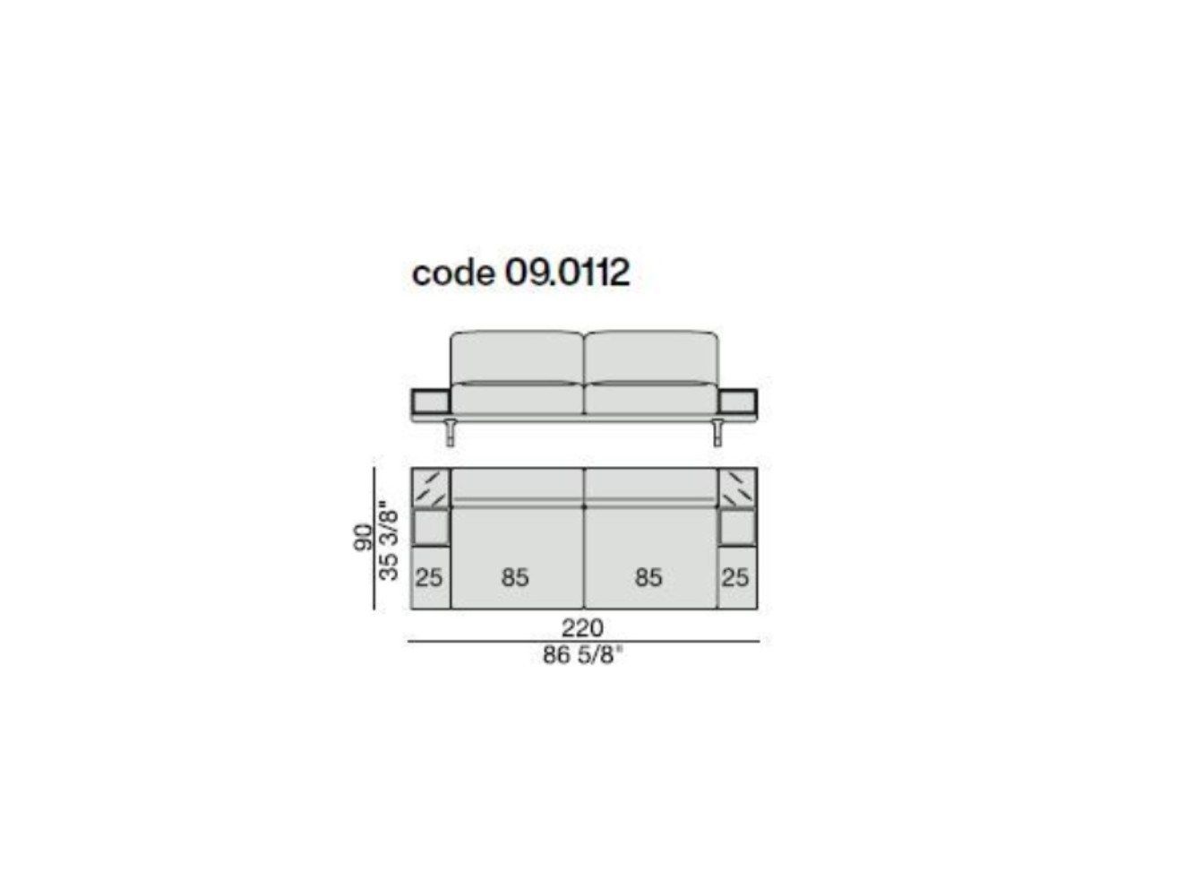 Тканевый диван с отсеком для хранения Porada Soul ARCH-00136846 - Вид №16