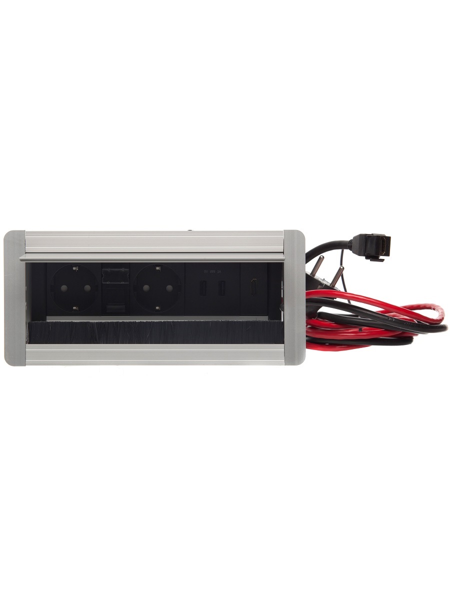 Блок электрических розеток Gate 12056 Silver NAVAKO  - Вид №2