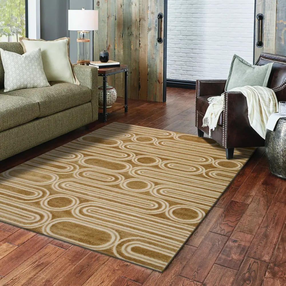 Ковер полипропилен Ctim Зоя 5974Y 160x235 см цвет бежевый STLM-2177327