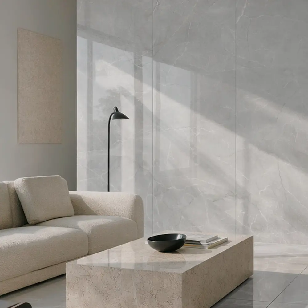 Глазурованный керамогранит Abgres Armani 60x120 см 1.44 м² глянцевый цвет серый Santreyd STLM-2106190