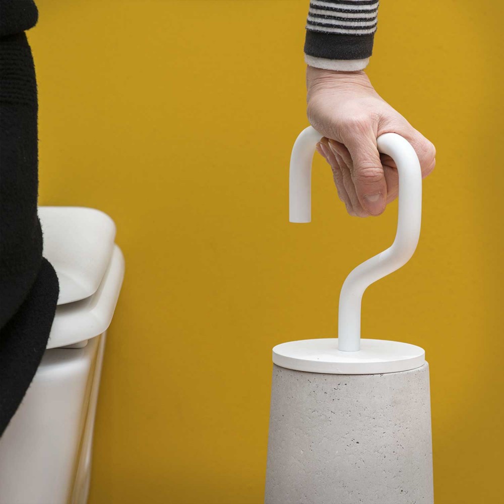 EVSCPBCEVER Life Design Держатель для ершика с ручкой - Street Street белый - Вид №9