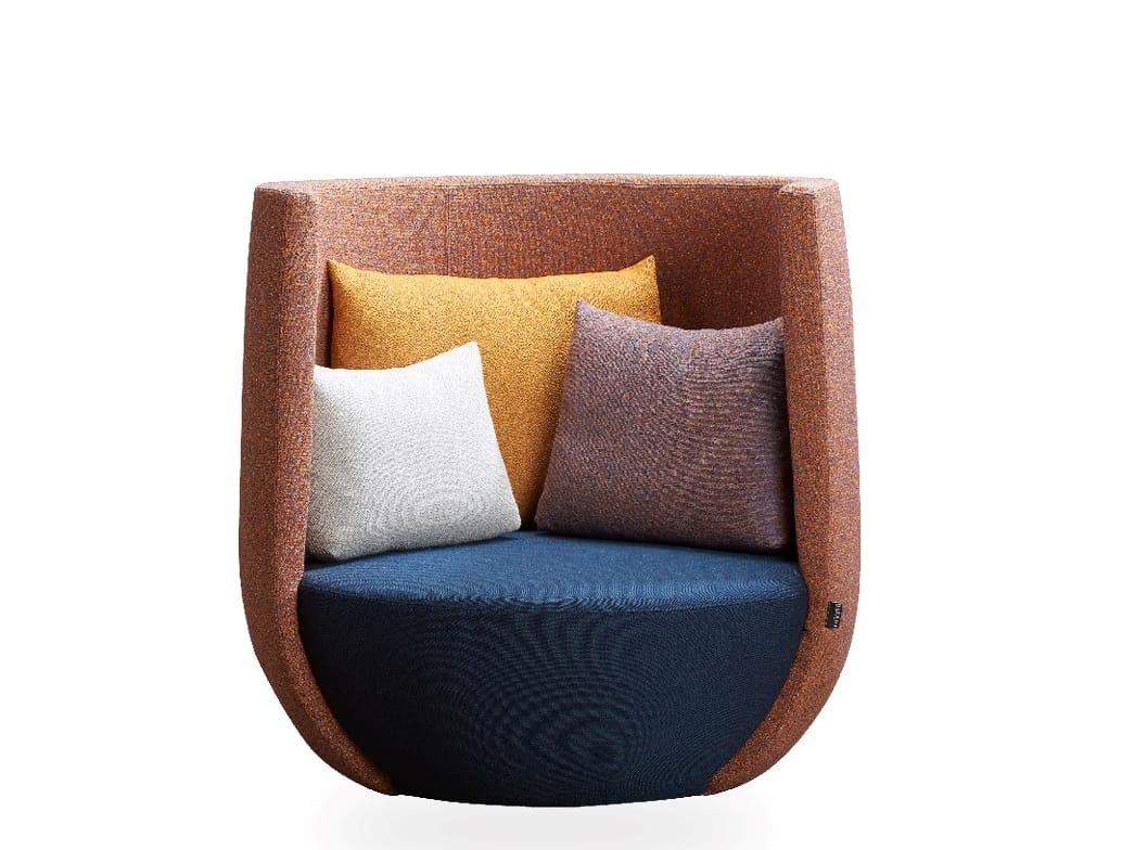 Тканевое вращающееся кресло ROSSIN гнездо ARCH-00055870