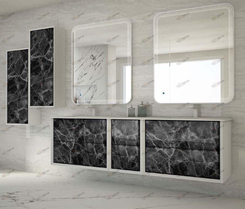 Мебель для ванной CEZARES BELLAGIO 175 Black Stone