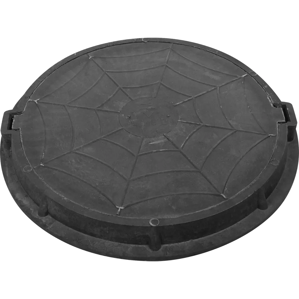 Люк дачный полимерпесчаный до 3 т. черный Santreyd STLM-2014209