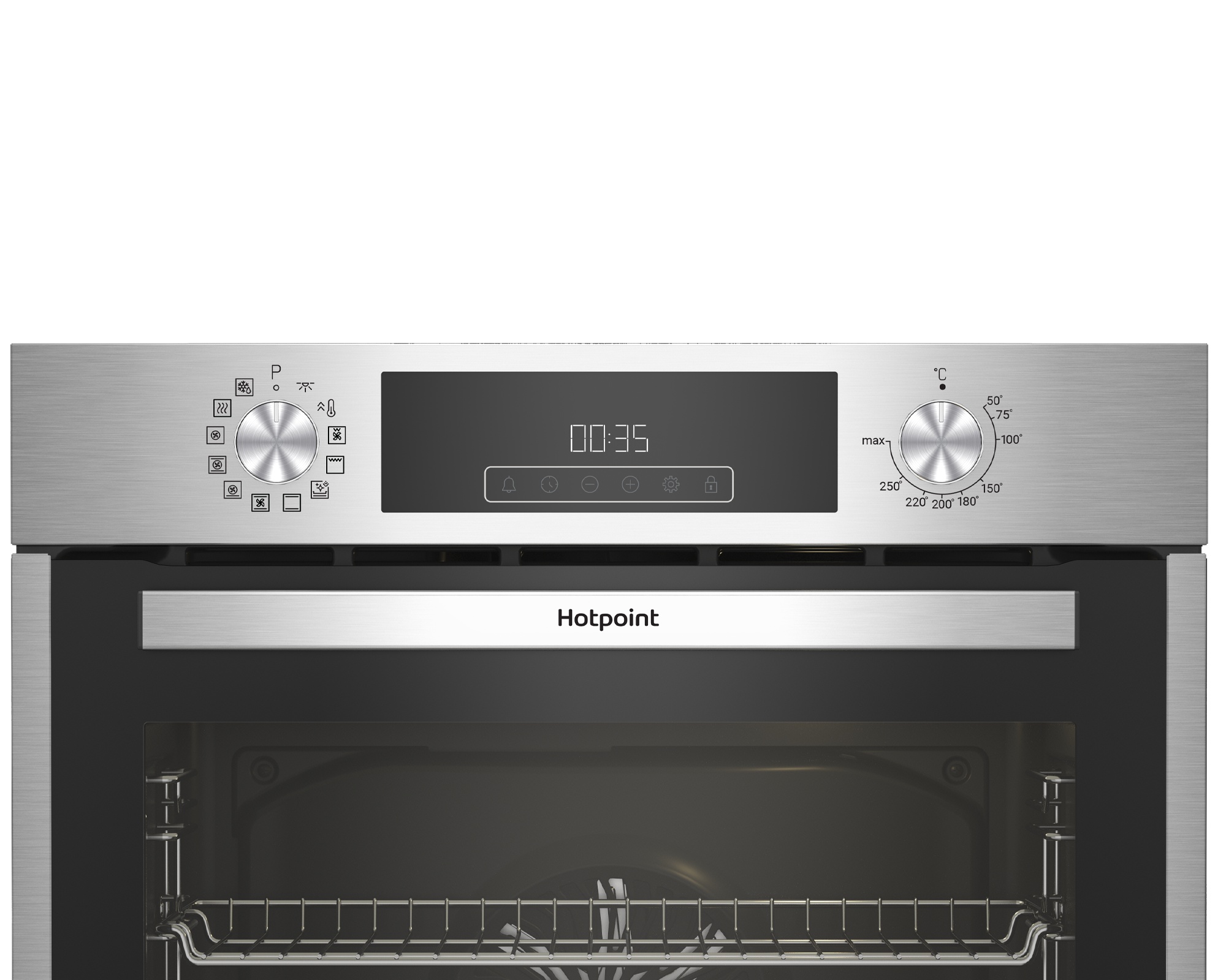 9241416 Электрический духовой шкаф Hotpoint HFE8 1231 JSH IX серебристый STDN-0020060 - Вид №2