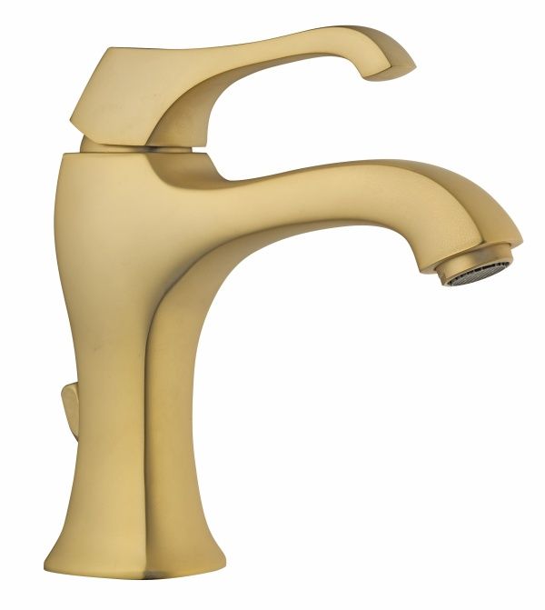 76003OA Смеситель Ares с донным клапаном для раковины, цвет античное золото EMMEVI