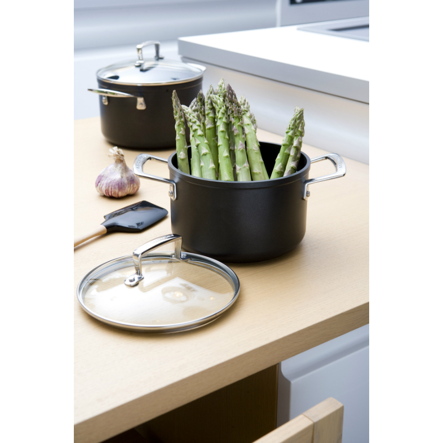 Крышка стеклянная Le Creuset, стекло/сталь, Ø20 см, прозрачная 96200820000000 - Вид №1