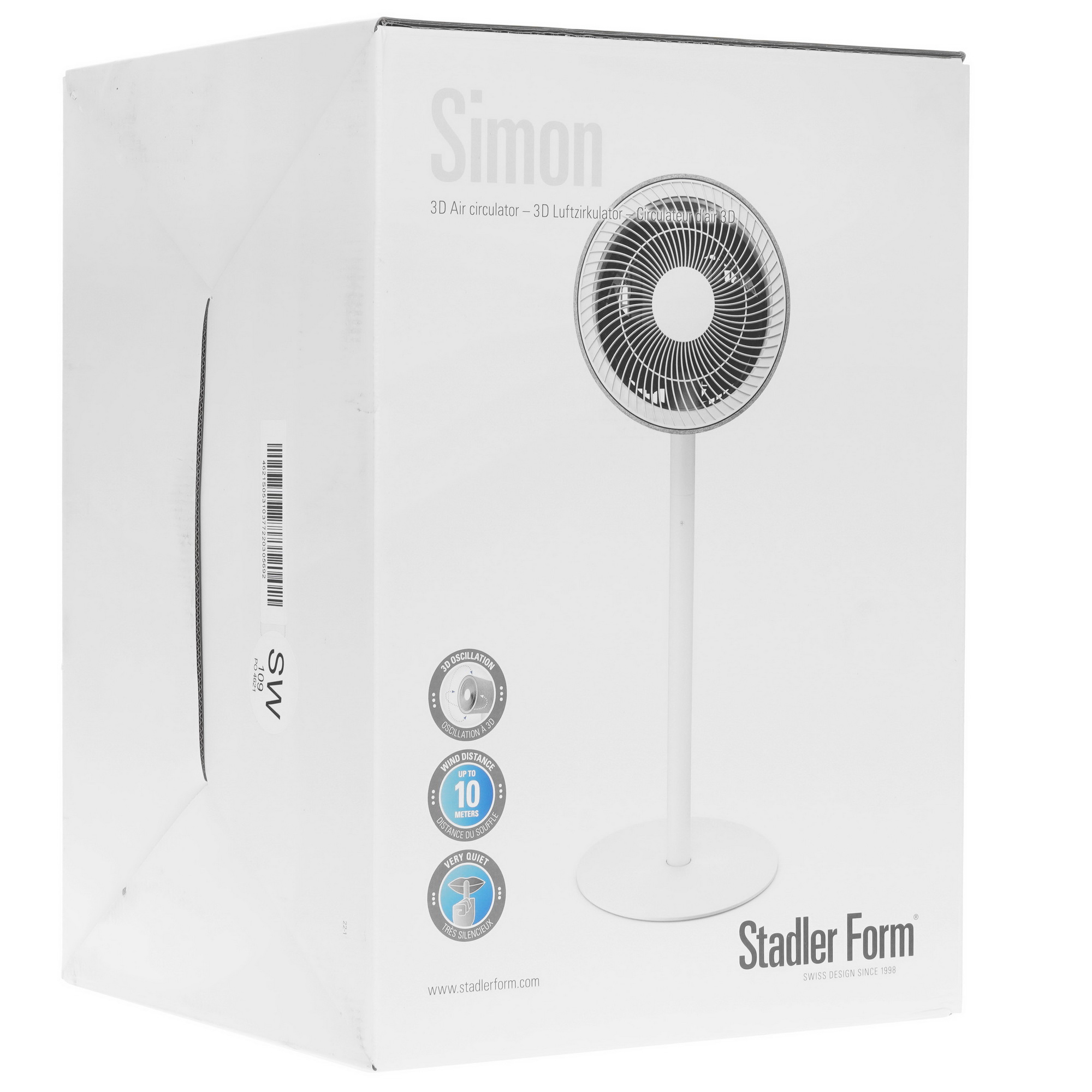 9944389 Вентилятор Stadler Form Simon S-053  белый STDN-0049240 - Вид №6
