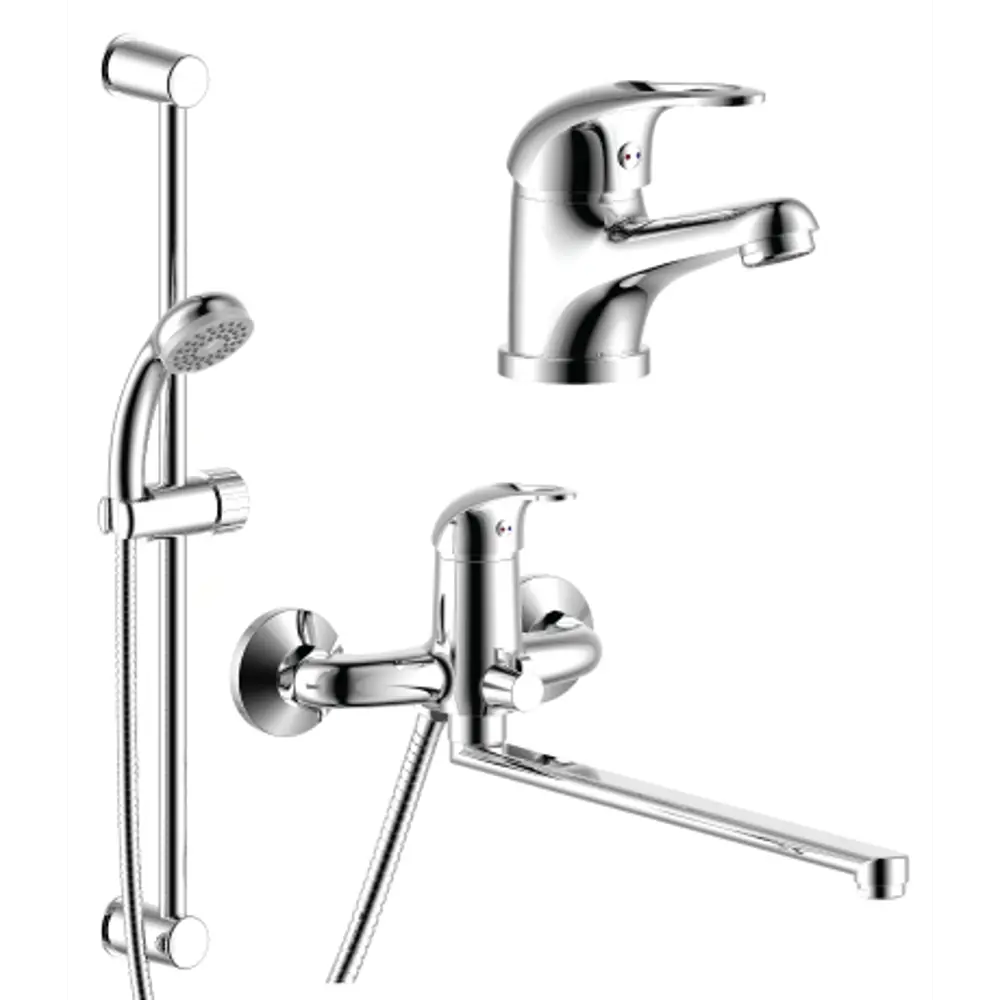 Набор смесителей 3 в 1 SET35-81 Santreyd Rossinka Silvermix STLM-2064921