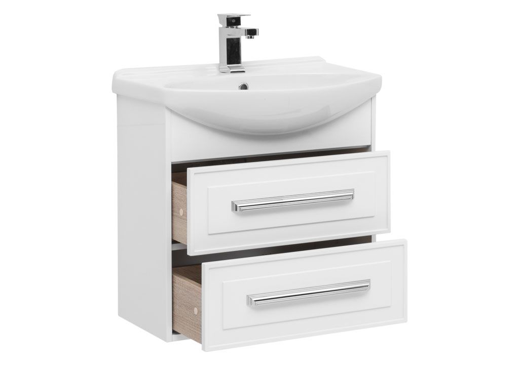 Тумба с раковиной Aquanet Остин 65 белый 0020391600177677 - Вид №1
