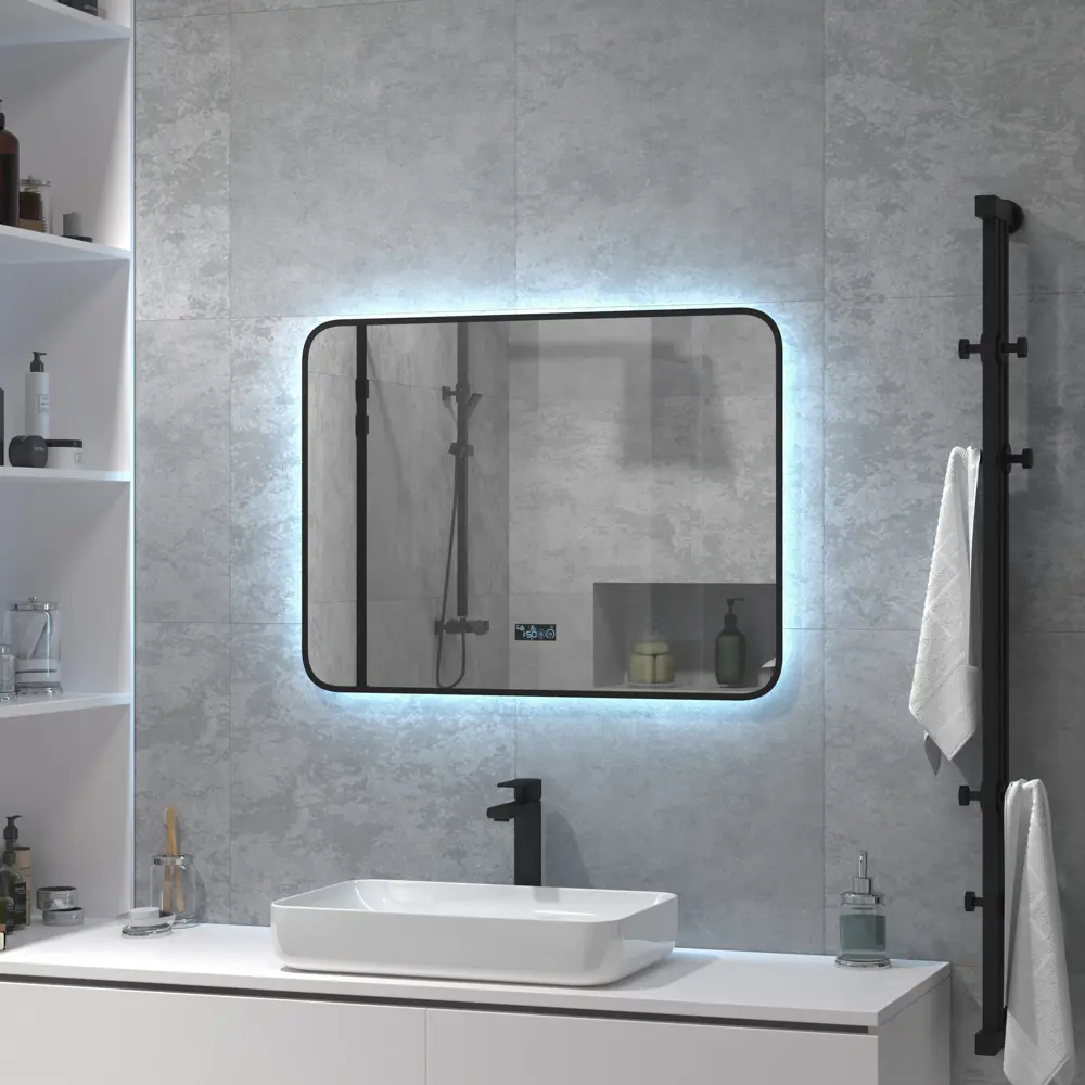 Зеркало Santreyd Drive с LED-подсветкой для ванной 60×80 см 84855256