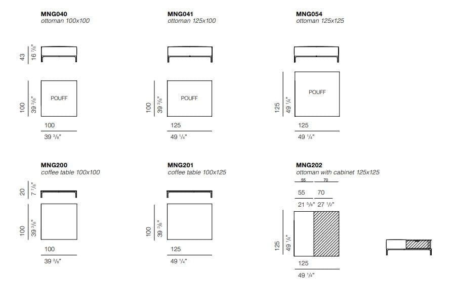 Угловой диван из ткани BODEMA MAN-GO ARCH-00064992 - Вид №7