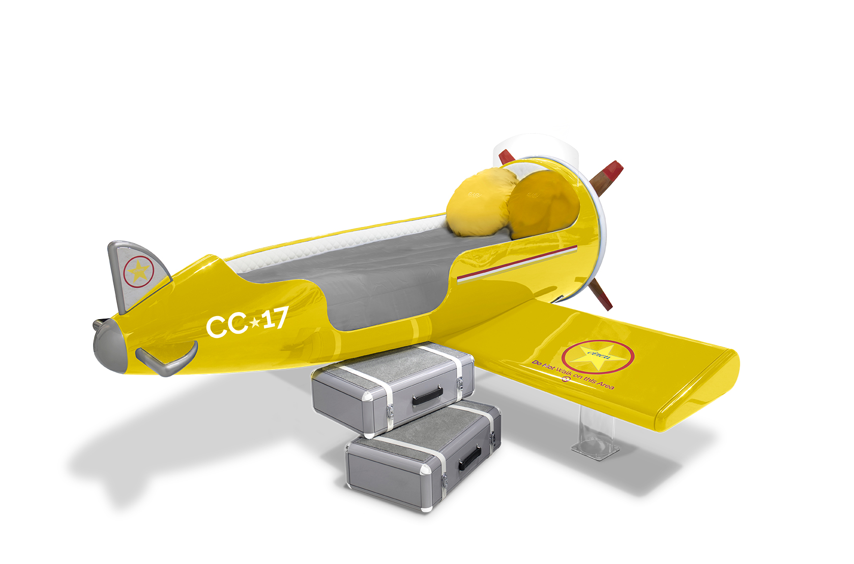 CIST25 Детская кровать самолет Sky One Circu  - Вид №3