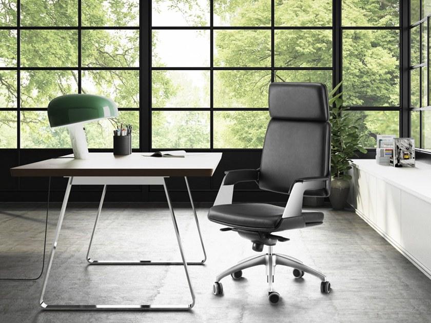 Arte & D Кресло исполнительное на 5 спиц с высокой спинкой Omnia G9080 og - Вид №4