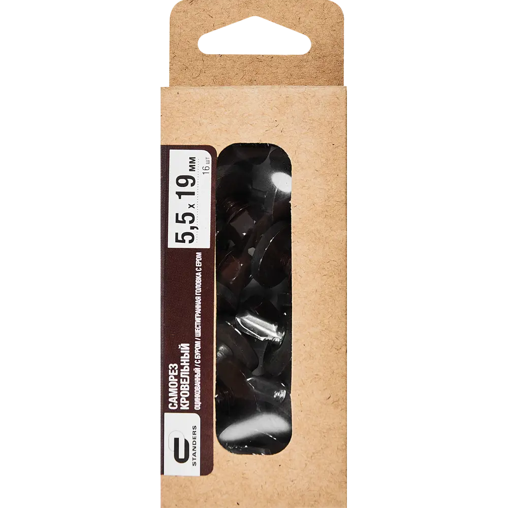 Саморезы кровельные Standers с буром для металлочерепицы и профнастила 89213009 STLM-1009136 - Вид №3