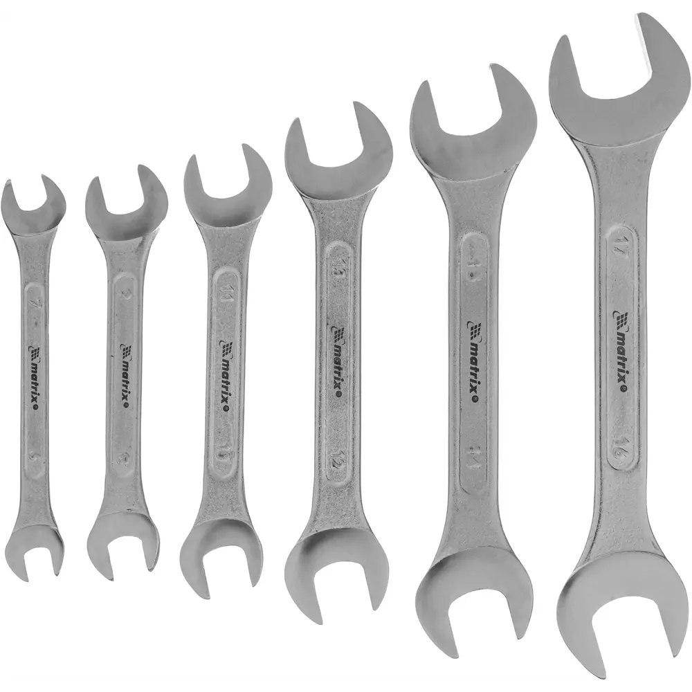 Набор рожковых ключей Matrix 12 предметов для профессионального монтажа 89409424 STLM-1570541 - Вид №1