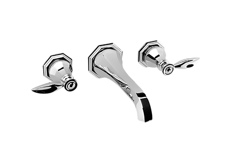 E-1930-LM14 Смеситель для умывальника настенный из 18,2см носикем - внешние элементы GRAFF Topaz