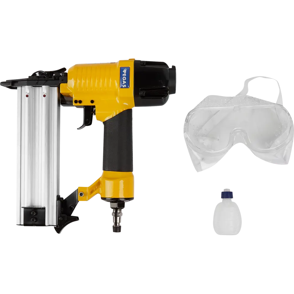 Пистолет гвоздезабивной пневматический Pegas Pneumatic F50-C тип гвоздей 18GA 10-50 мм STLM-2083153 - Вид №4