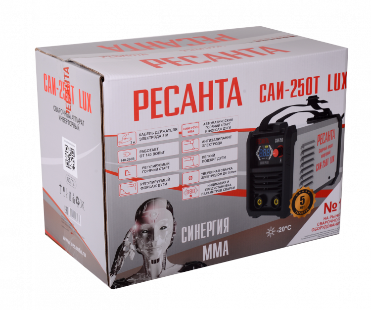 Сварочный аппарат Ресанта САИ 250Т LUX 8164975 STDN-0075277 - Вид №7