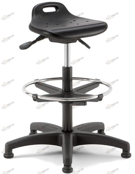 Linea Fabbrica Офисный стул с 5 спицами из полиуретана с подставкой для ног Smile sun-id-1375536