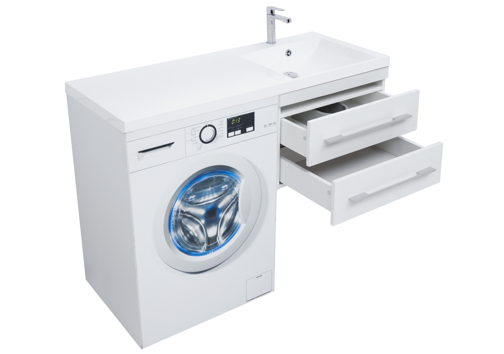 Тумба с раковиной Aquanet Нота 120 R белый 0017148300239568 - Вид №5