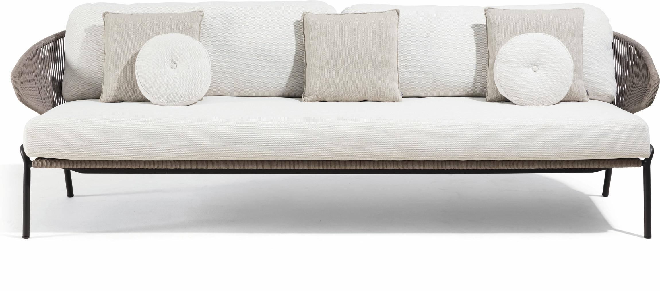 MNST27 3 мест. диван фиксированный лава бронза Manutti Radius - Вид №1