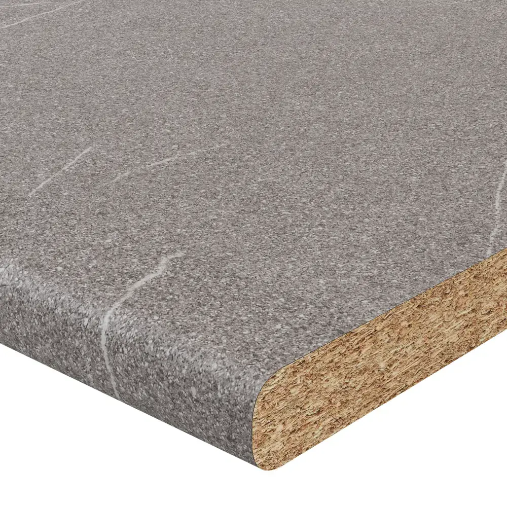 Столешница KONSENSA Гранит серый 60x120x2.5 см ДСП цвет серый ДСП Постформинг STLM-2103813 - Вид №2