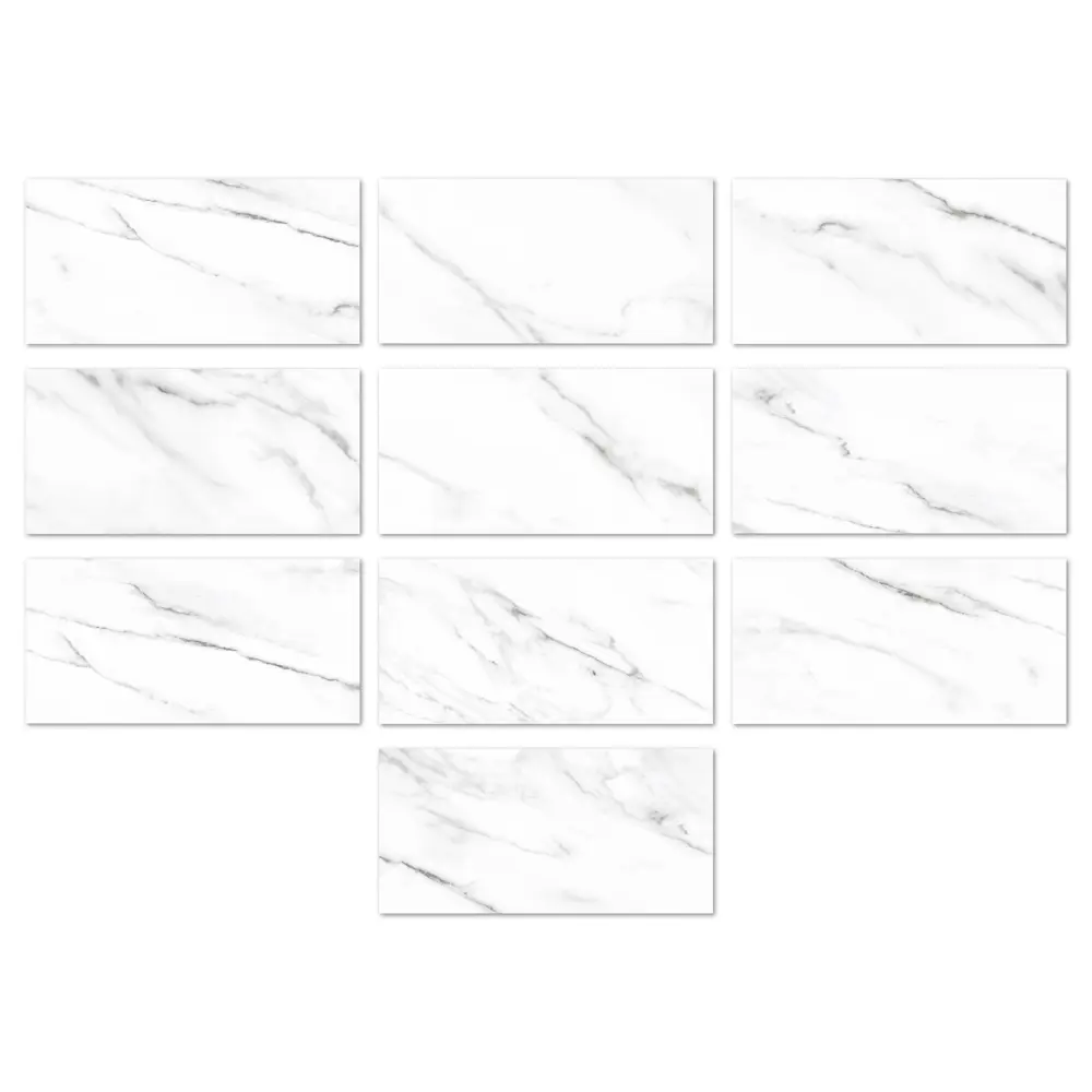 Плитка настенная KREAFORTA Cascada 29.8x59.8 см 1.425 м² глянцевая цвет белый STLM-2209723 - Вид №2