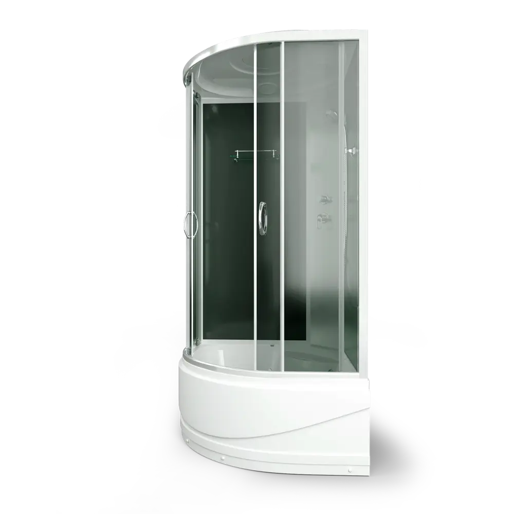 Душевая кабина Erlit ER3510TP-C4 высокий поддон 100x100 см Santreyd Без серии STLM-2156807 - Вид №5