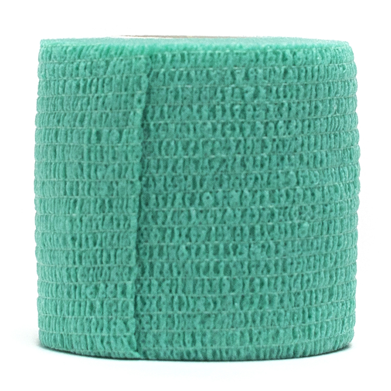 ПР0052033 Бинт ветеринарный самофиксирующийся зеленый 5х450см VETЗАБОТА 