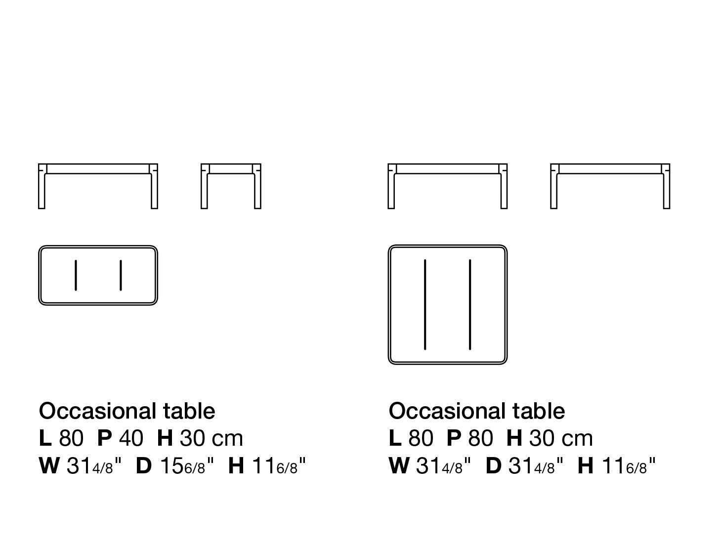 Алюминиевый садовый столик Kristalia AluAlu ARCH-00084747 - Вид №3