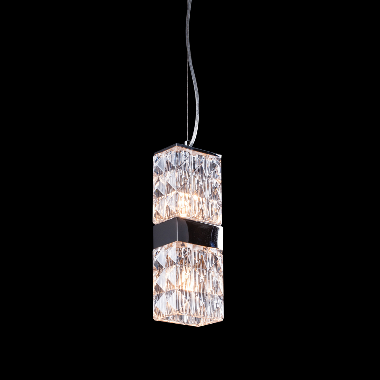 Подвесной светильник BRCH102D от Delight Collection DELIGHT COLLECTION ДИЗАЙНЕРСКИЕ 243918 Прозрачный;хром  - Вид №3
