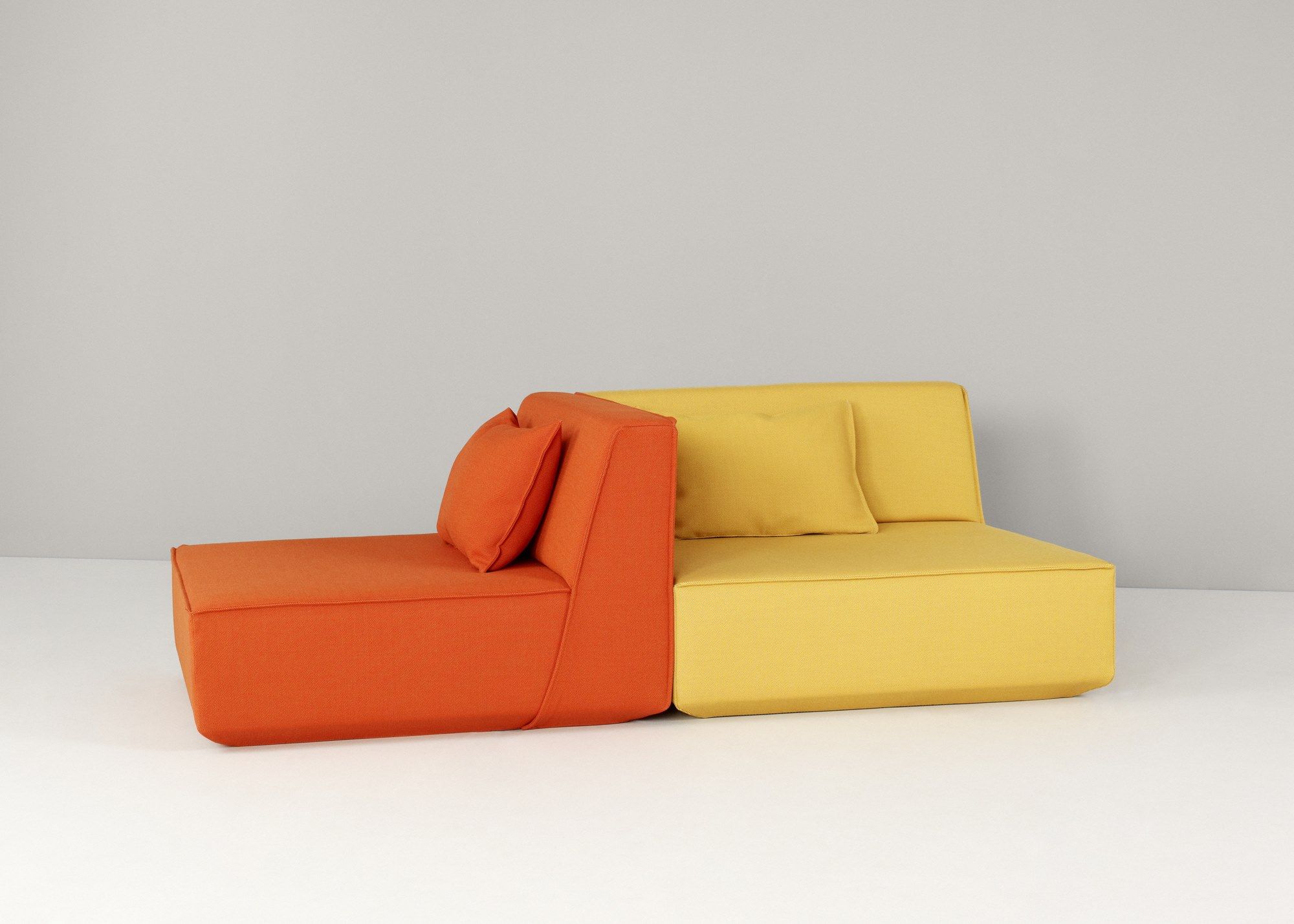 2-местный модульный тканевый диван Cubit by Mymito ARCH-00132467 - Вид №14