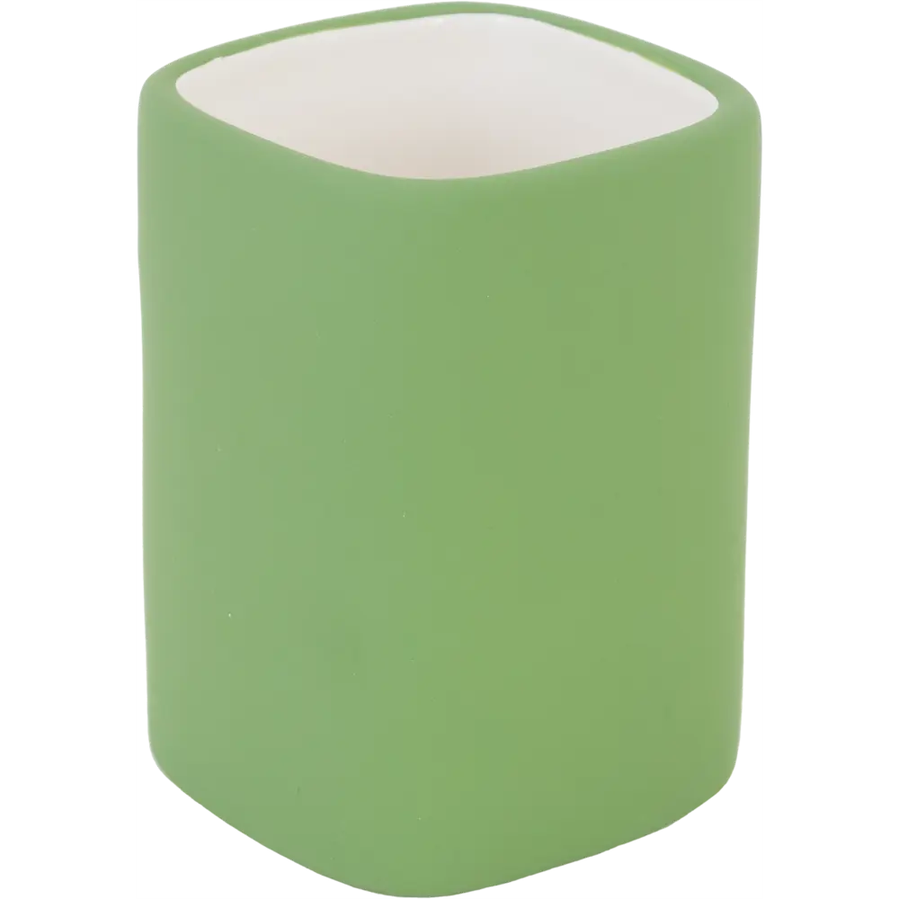 Стакан для зубных щёток Vidage Green Meadow керамика цвет зеленый STLM-2084195 - Вид №1