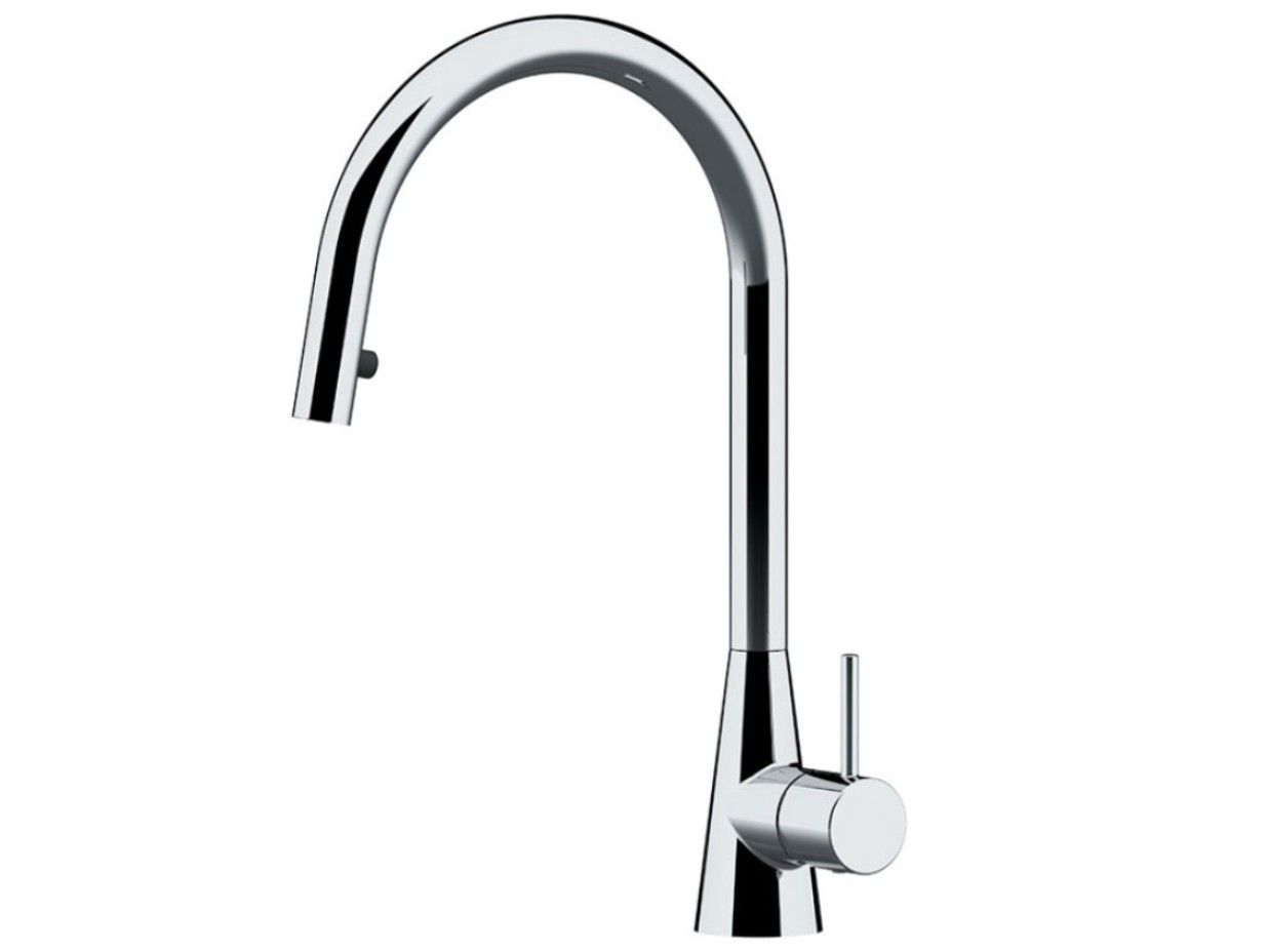 Однорычажный смеситель для кухни с поворотным изливом Daniel Rubinetterie дизайн ARCH-00068431