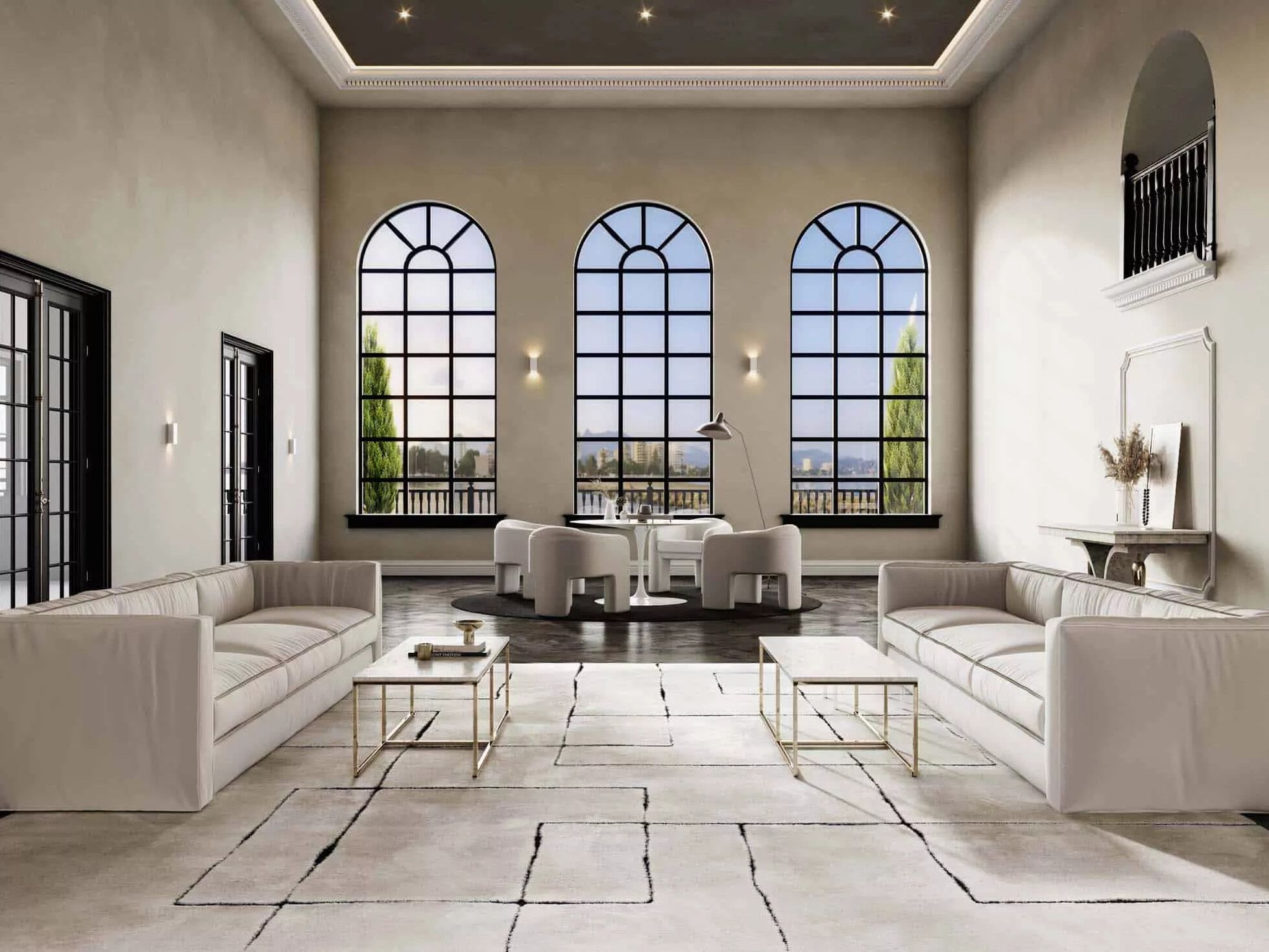 Ковер из растительного волокна на заказ miinu SUBZERO ARCH-00110358 - Вид №1