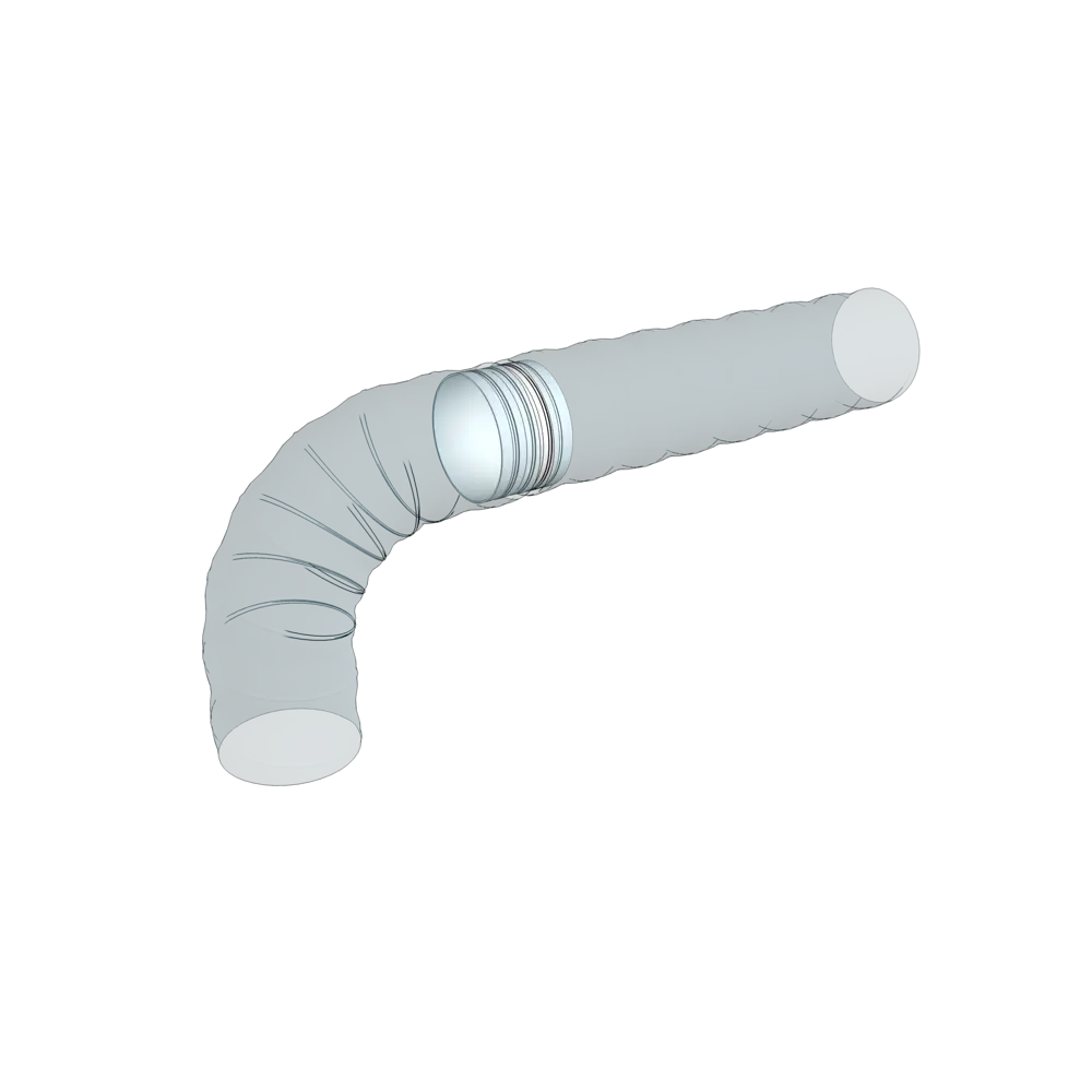 Соединитель для круглых воздуховодов Era SK D100 мм пластик STLM-2103781 - Вид №5