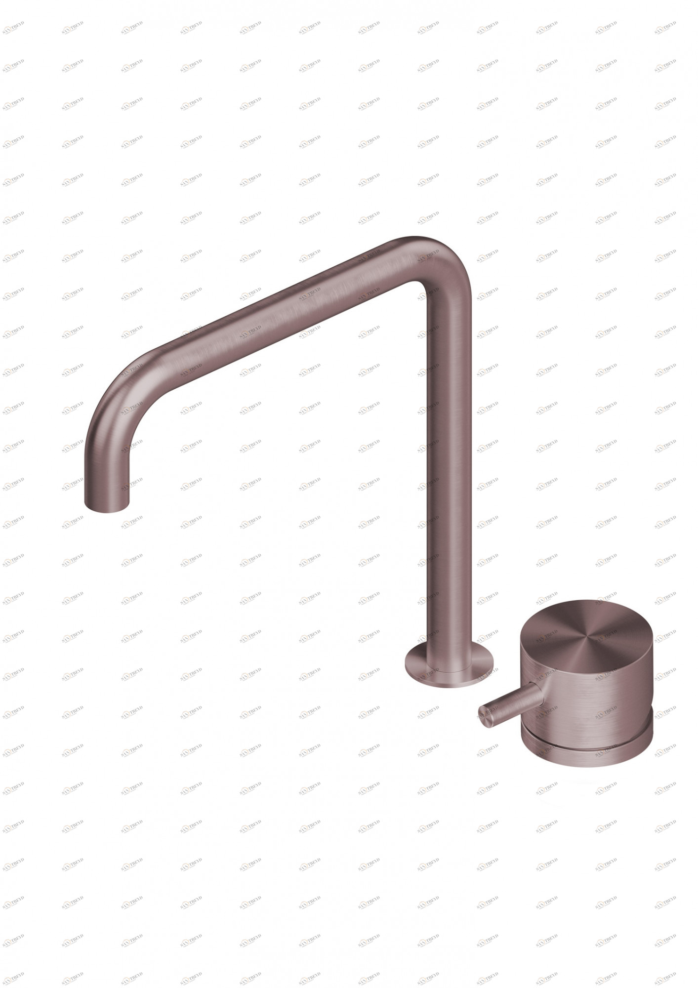 Источник. 12 08. Смеситель на два отверстия Quadrodesign SOURCE