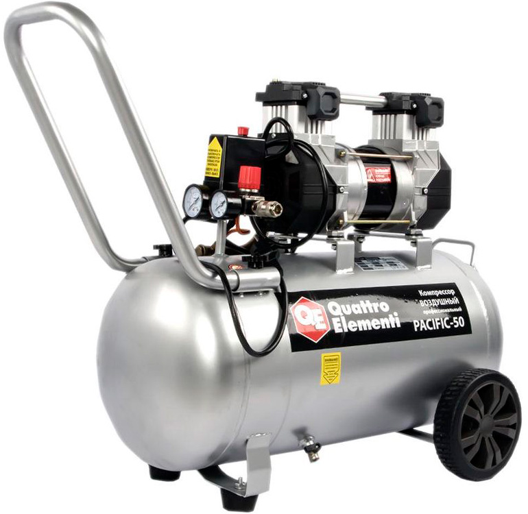 Компрессор поршневой безмасляный Quattro Elementi PACIFIC-50 8151390 STDN-0143298