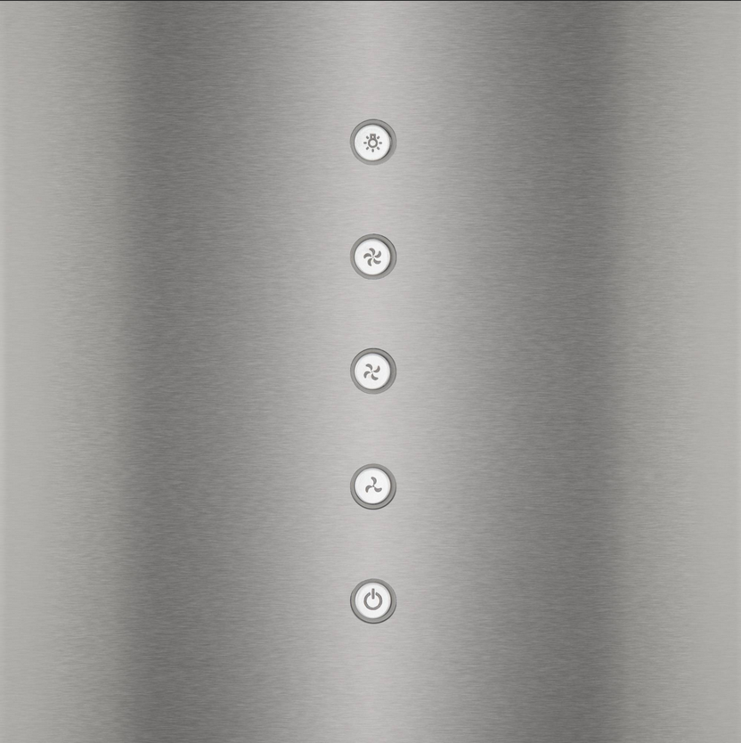 9202547 Вытяжка пристенная Meferi TUBE35IX ULTRA серебристый STDN-0129776 - Вид №4