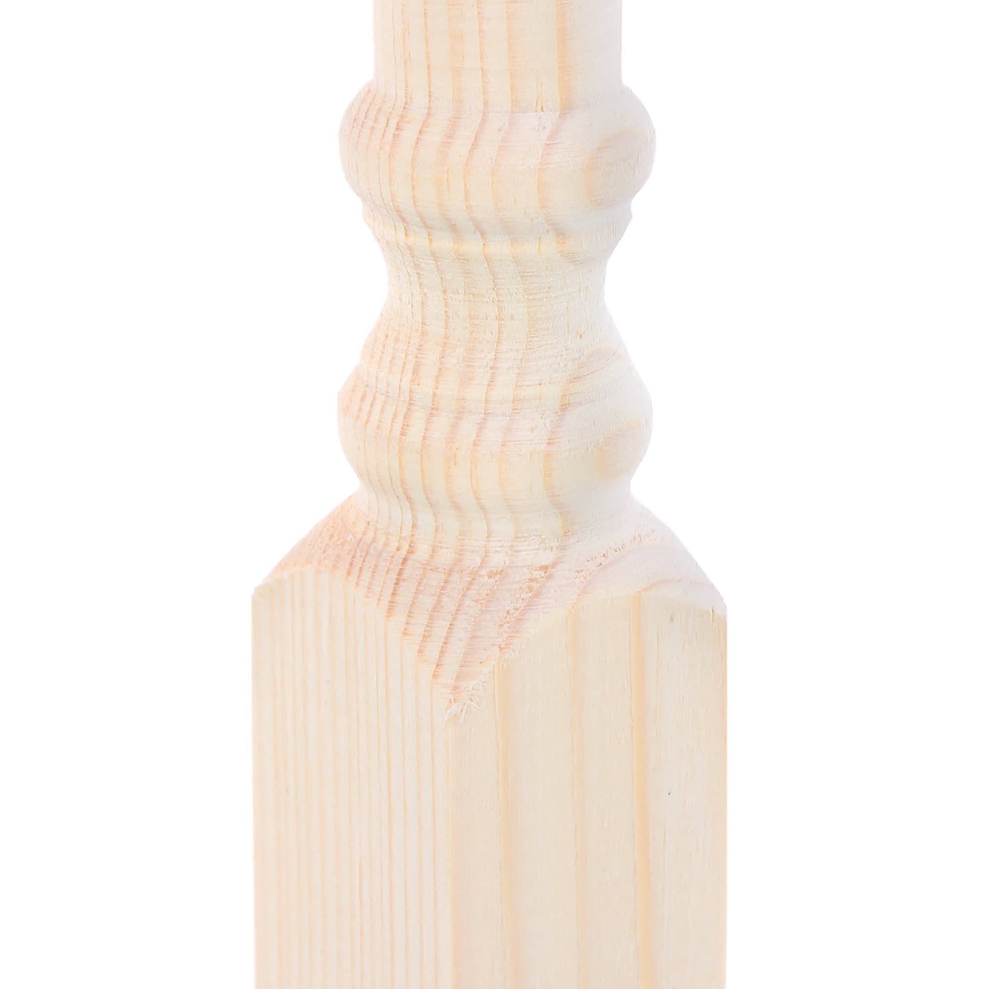 81967435 Балясина точеная, 40х40х900 мм, хвоя сорт AB Santreyd  - Вид №2