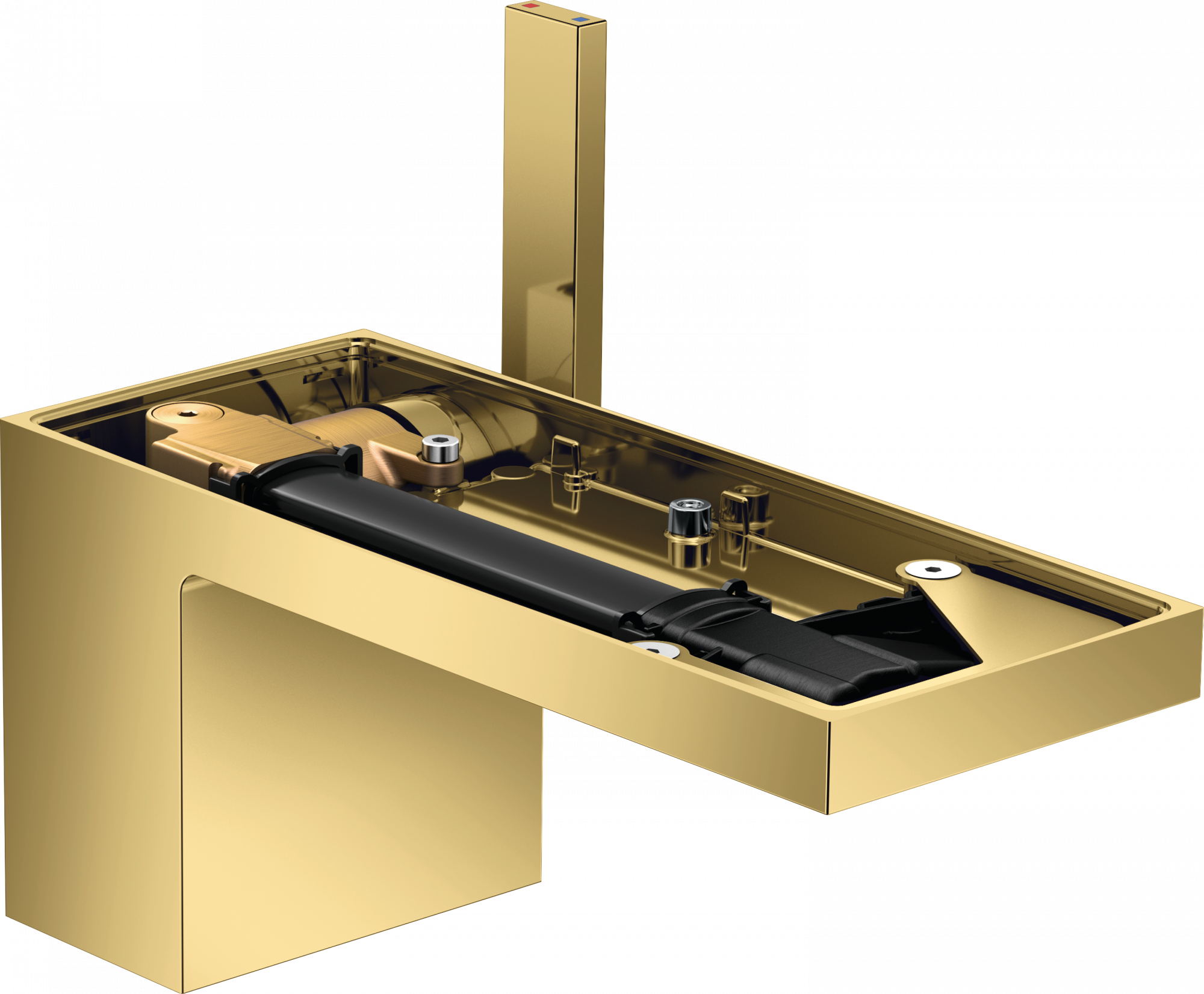 47012990 Смеситель для раковины 70, однорычажный, со сливным клапаном Push-Open, без тарелки AXOR MYEDITION 