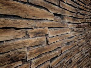 Панель с трехмерными эффектами из стекловолокна для внутреннего / наружного эффекта камня