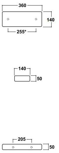 Olympia Ceramica Полка для ванной из керамики Tutto evo Tut036m101 - Вид №1