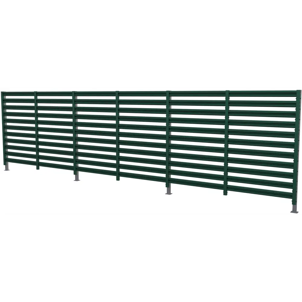 Забор-жалюзи Горизонт 2x2.5 м цвет зеленый Santreyd STLM-2049749 - Вид №4