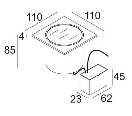 Алюминиевая светодиодная напольная дорожка Deltalight Logic ARCH-00028622 - Вид №8