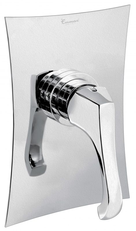 76009CSP Внутристенный смеситель Ares, цвет зачищенный хром EMMEVI