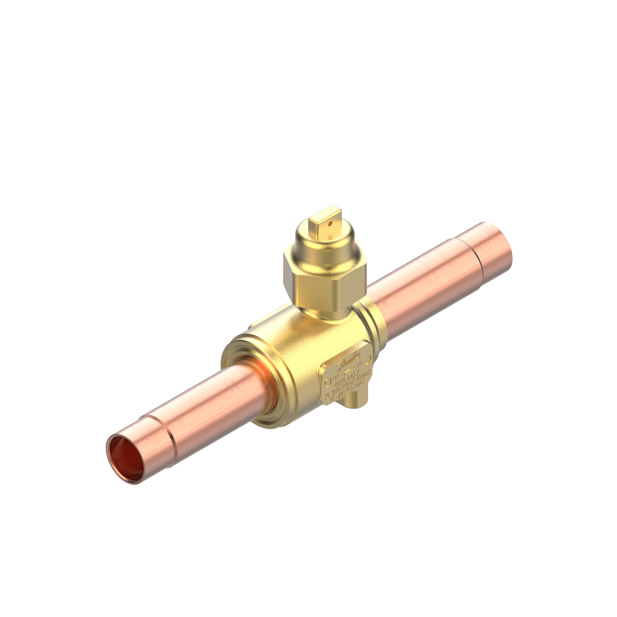 Danfoss GBCT — Запорные шаровые краны для CO2 140 бар GBCT 54s Кран шаровый 009L6456  - Вид №6