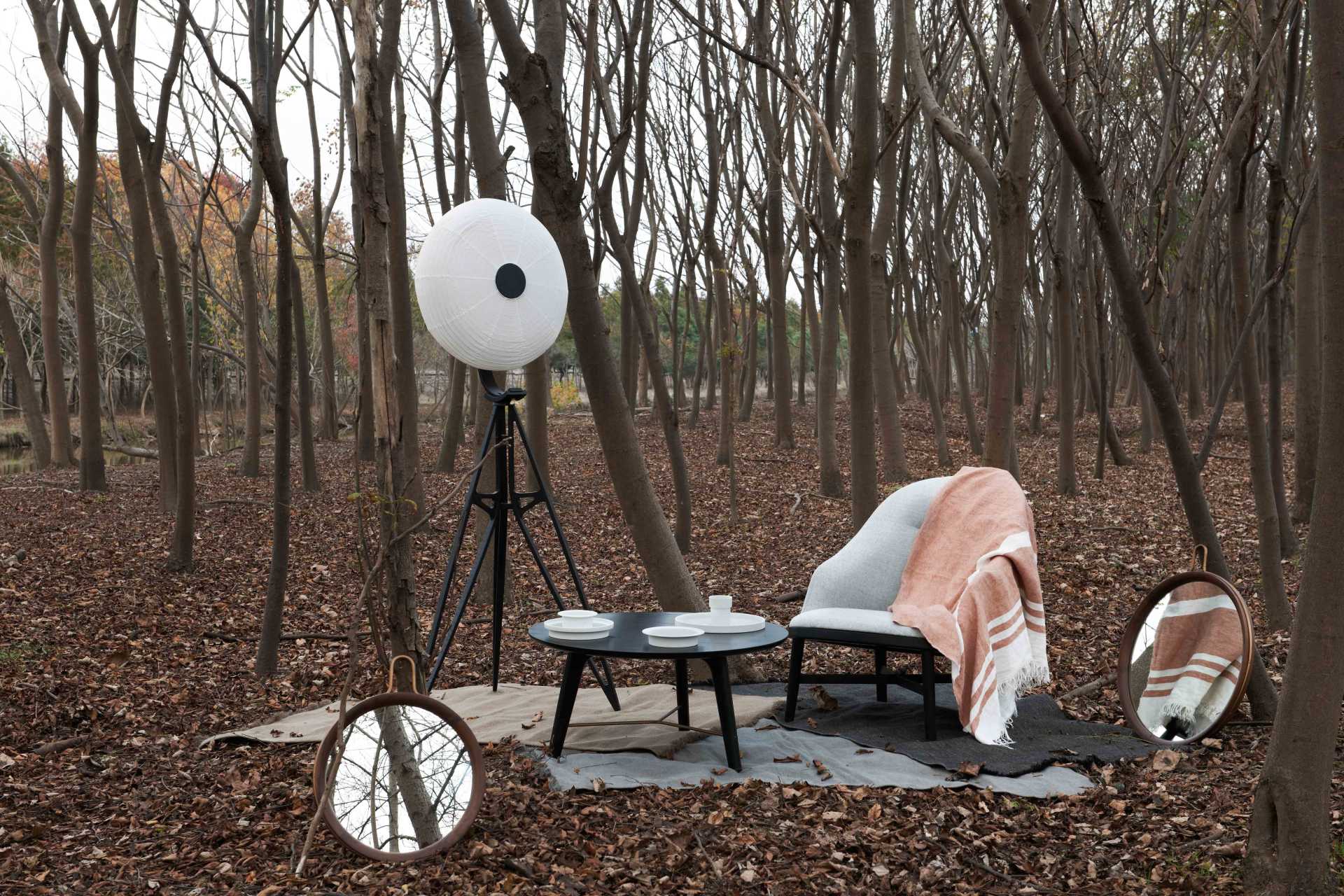 Льняной ковер (серо-коричневый) Stellar Works LI-R002-S/L (Taupe)  - Вид №6