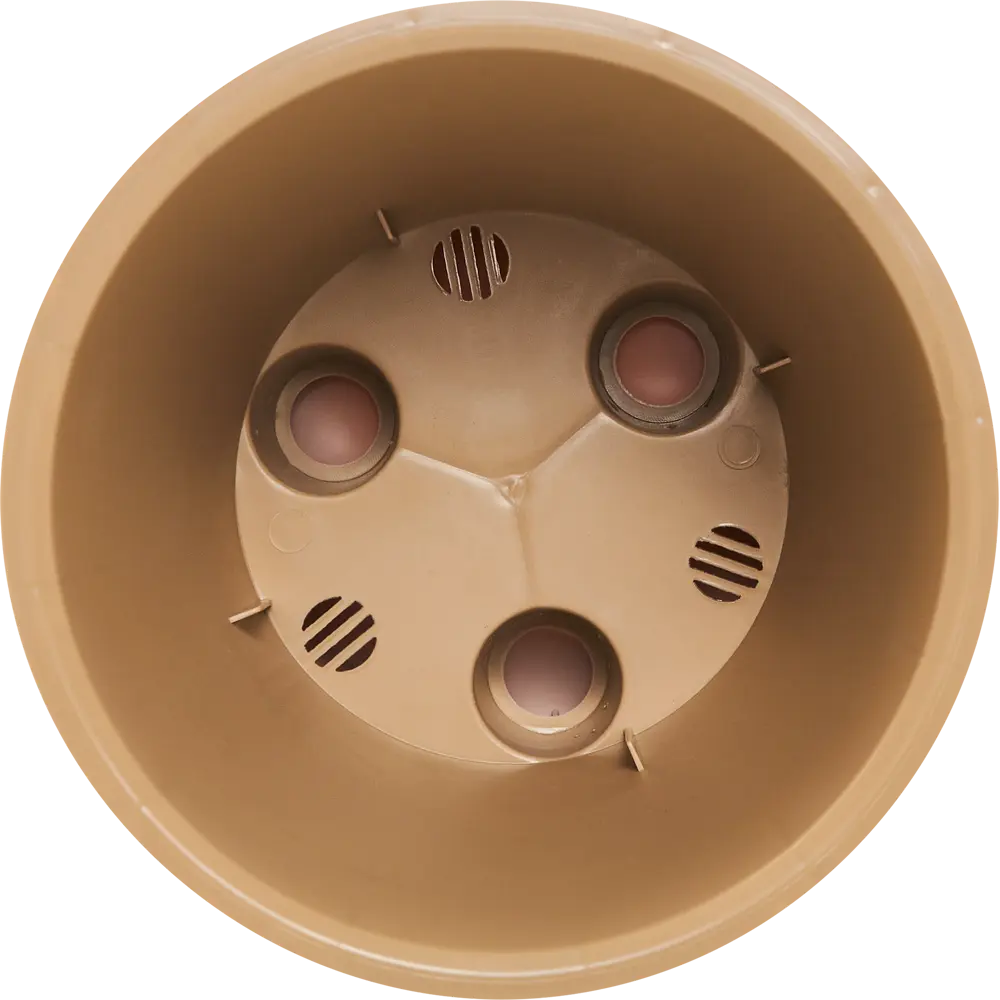 Горшок цветочный Ingreen Sand ø16 h14.6 см v2 пластик кремовый STLM-2206034 - Вид №2